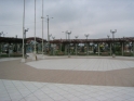 A plaza across the street that seemed very un-Chinchana