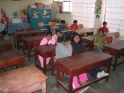 At the catechesis class in Huaca de los Muertos