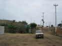 On the left is where the houses were before the earthquake, and on the very right you can just see the edge of their current houses