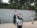 Isaac and Cesar at the net