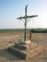 The cross on the huaca