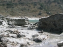 A little stream leading to the lagoon