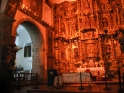 Inside the church of San Blas