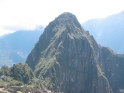 Up there is Huayna Picchu, a little extension of the city