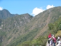 In the middle at the top is La Puerta del Sol, the entrance to Machu Picchu on the Inca Trail