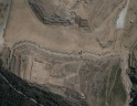 A satelite photo of the walls at Sacsayhuaman.  They say it's supposed to look like a snake, which I guess is sort of true