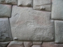 A famous 12-angled stone in a wall on Hatunrumiyoc street