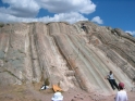 These rocks made pretty ideal slides