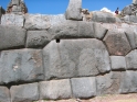 A huge carved rock, complete with irrigation hole