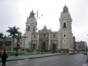The confused cathedral in Lima... it seems like it's under construction or something, but that's just how it looks
